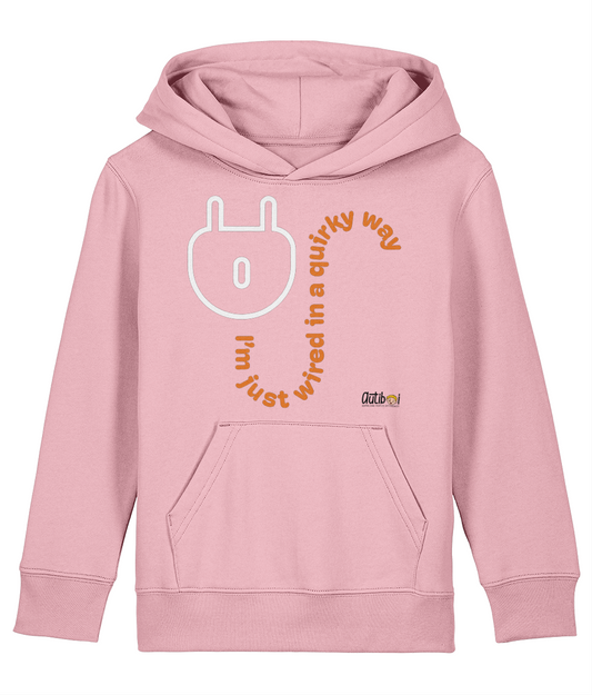 I'm Just Wired In a Quirky Way Unplugged - Kids Hoodie