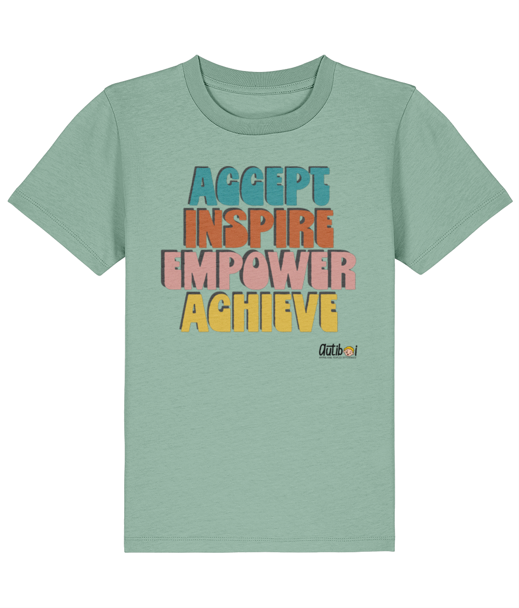 Accept. Inspire. Empower. Achieve Bold - Kids Tee