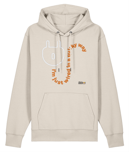 I'm Just Wired In a Quirky Way Unplugged - Adult Hoodie
