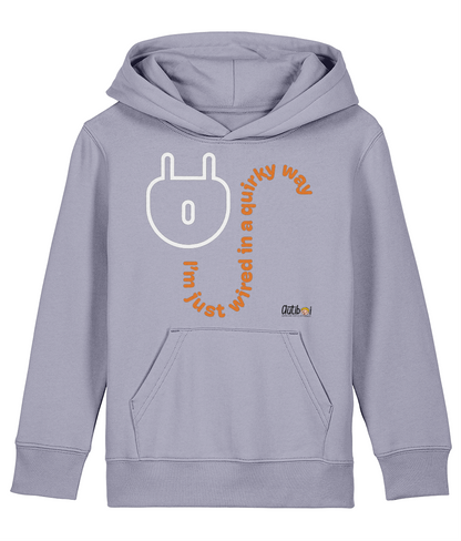 I'm Just Wired In a Quirky Way Unplugged - Kids Hoodie
